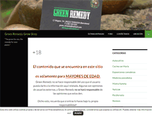 Tablet Screenshot of greenremedy-online.com